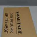 SMARTAKE 200 Pcs Parchment Paper Baking Sheets, 16x24 Inches Non-Stick Precut Baking Parchment, for Baking Grilling Air FSteaming Bread Cup Cake Cookie and More (Unbleached)