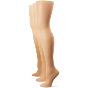 HUE Women's Shaper Sheer Tights 3 Pair Pack (2, Natural)