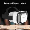 3D VR Glasses for Virtual Reality Headset Compatible with iPhone and Android Devices 4.7 to 6.5 inches Comes with Controller Ideal for Mobile Gaming and Movies immersive Experience