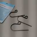 TAROSE Stocking Holders for Mantle, Christmas Stocking Holder Set of 3, Mantle Clip Fireplace Hooks Hanger for Christmas Party Decoration Supplies (Brass)