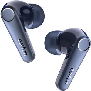 EarFun Air Pro 3 Noise Cancelling Wireless Earbuds, Qualcomm aptX Adaptive Sound, 6 Mics CVC 8.0 ENC, Bluetooth 5.3 Earbuds, Multipoint Connection, 45H Playtime, App Customize EQ, Blue