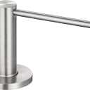 GAPPO Soap Dispenser for Kitchen Sink, Built in Sink Soap Dispenser, Brushed Nickel Stainless Steel Pump Head, Lotion Dispenser with Refillable 17 OZ Bottle