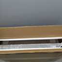 PAWLAND Wooden Freestanding Foldable Pet Gate for Dogs, 24 inch 4 Panels Step Over Fence, Dog Gate for The House, Doorway, Stairs, Extra Wide (Espresso, 24" Height-4 Panels)