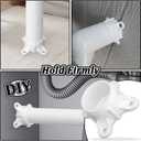 12 Packs 2" PVC Flange, Table Screw Caps PVC Pipe Fittings for DIY Rod Holder Projects, Making Storage Shelves, Support Feet