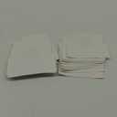 Moretoes 50pcs White Cookie Boxes with Window, 4x4x2.5 Inches Bakery Boxes with 5pcs Stickers for Small Cookies, Treats, Desserts, Chocolate Covered Strawberries, Mini Cake