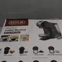 KOTLIE Hot & Cold brewing Single Serve Coffee Maker for K*eurig K*cup, Small Espresso Coffee Machine for D*olce G*usto/N*es Original/Ground Coffee/44mm ESE, Adjustable TEMP & Water Volume, 1L Water Tank (Cream White)