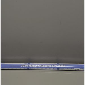 24" x 36" SwiftGlimpse 2026 Wall Calendar Erasable Large Wet & Dry Erase Laminated 12 Month Annual Yearly Wall Planner, Reversible, Horizontal/Vertical, Navy