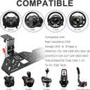 EG STARTS 1 Set Desk Mount for Sim Racing Wheel Stand Simulator Cockpit Wheel Stand Racing Steering Shifter Mount fit for Logitech G25 G27 G29 G920 G923 Thrustmaster T248 T300 T-GT TS-PC T500 T818