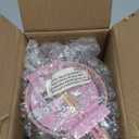 Silver Buffalo Sanrio Hello Kitty Strawberry Milk Japanese Character Ceramic Ramen Noodle Rice Bowl with Chopsticks, Microwave Safe, Pink, 20 Ounces