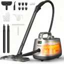 Steam Cleaner for Home, 293°F 58 PSI Powerful Multipurpose Handheld Steam Mop, 21 Attachments, 50Oz Capacity, Heavy Duty Steamer for Carpets, Floors, Cars, Tiles, Crack Cleaning, Turquoise