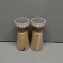 8" Wood Candle Holder 2 pcs