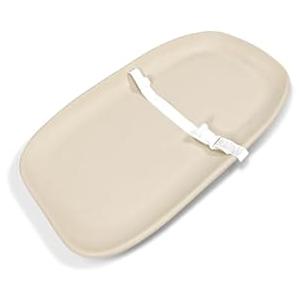 Waterproof Baby Changing Pad for Dresser, Wipeable Comfortable  Changing Station with Non-Slip Base, Safety Belt, Changing Table, Oat