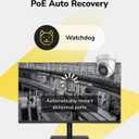 Cudy 8 Port Fast Ethernet 100Mbps PoE Switch 8 PoE+ Ports @120W, Plug & Play Sturdy Metal w/Shielded Ports Extend Mode Priority Mode FS1010PG