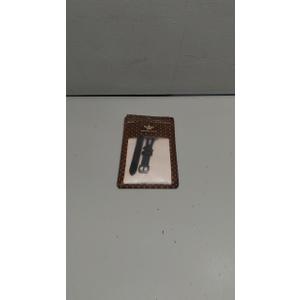 Wearlizer Black Leather Compatible with Apple Watch Bands 38/40/41/42mm for iWatch SE Womens Mens Special Straps Triangle Hole (Black Buckle) for iWatch Series 11 10 9 8 7 6 5 4 3 SE/Ultra 3