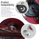 738-0919 617-04094 Steering Shaft w/ Bushing Kit Compatible with MTD Troy-Bilt Craftsman Lawn Mower 247288841 247288810 24728905 w/Steering Gear Bushing, Steering Rod Cap & Screw, Steering Shaft