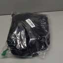 Ghouse Ultra Soft Faux Rabbit Fur Rug, Machine Washable Area Rugs for Bedroom Fluffy Rugs for Living Room, no-Shedding Carpet Sheepskin Rug Black 2x3 Feet