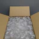 JOLLY CHEF 48 Pack Stemless Plastic Champagne Flutes 9 oz, Crystal Clear Stemless Plastic Toasting Glasses, Clear Disposable Unbreakable Drinkware Ideal for Wedding, Birthday, Party, Thanksgiving