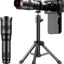 APEXEL 36x Telephoto Lens for iPhone | Professional Enhanced Phone Camera Lens Compatible with iPhone 16 15 14 13 Pro Max, Samsung, Pixel - Includes Tripod