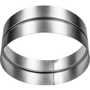 Female Fit 10" Inch Metal Vent Duct Connector - Vent Extension - Galvanized Metal Pipe Connection - 10 Inch Dryer Vent Coupler - Metal Dryer Pipe Coupling - Rigid 10" Inch Metal Hose Extension