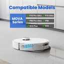 TriCut Brush for Dreame X40 Ultra/X30 Ultra/L40 Ultra/L30 Ultra/L20 Ultra/X40 Master/L10s Ultra/L10s Pro Ultra Robot Vacuum,MOVA S10/S10 Plus/P50/P50 Pro/P10/P10 Pro Ultra Detangle Brush for all Floor