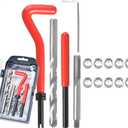 JoyTube Thread Repair Kit, Stainless M12 x 1.25mm Thread Repair Insert Kit Compatible Hand Tool Set for Auto Repairing