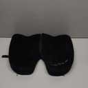 Premium Foldable Travel Seat Cushion - for Relief of Lower Back, Sciatic, Butt and Tailbone Pain - for Home & Office Use, Perfect for Travel or Driving - Coccyx Seat Cushion (Regular, Black)