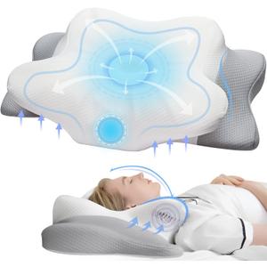 Cervical Pillow for Neck & Shoulder Pain Relief Sleeping - Ergonomic Contour Pillows - Memory Foam Pillow for Side, Back & Stomach Sleepers