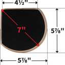 Super Sliders 7" Slide & Hide Reusable Furniture Sliders for Carpet - Effortless Moving and Surface Protection, Beige (4 Pack)