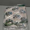 Block Print Shower Curtain Blue and White Shower Curtain Set Linen Textured with 12 Hooks Vintage Floral Grandmillennial Bathroom Decor for Vintage Farmhouse Frenchy Bathroom (72''W x 72''L)