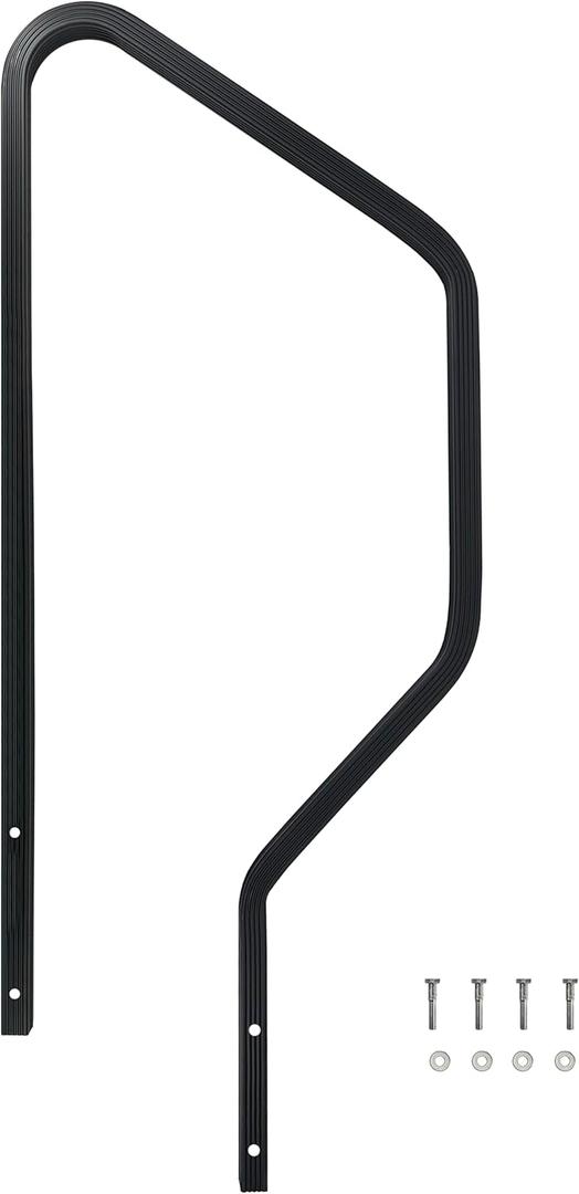 RVH4X Grooved Handrail for 4 Step Above 2nd Generation RV Entry Steps, Replacement for MORryde STP214-120H Recreational Vehicle
