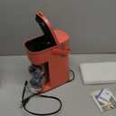 Tastyle Single Serve One Cup Coffee Maker, for K Cups and Grounds, Mini Coffee Maker with Portable Handle, 6 to 12 Oz Brew Size, for Travel, Camping, Office, RV and Dorm, 120V, Salmon Pink