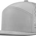 Performance Snapback Hats for Men Women,Flat Bill Cap,Golf,Running,Workout