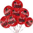 Class of 2026 Graduation Party Supplies & Decorations - 12pcs 18" Congrats Grad Red Balloons Set for Memorable Grad Celebrations