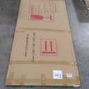 50"x16" Black Modern Full Length Mirror - Door Hanging Mirror for Bathroom, Bedroom, Living Room & Locker Room