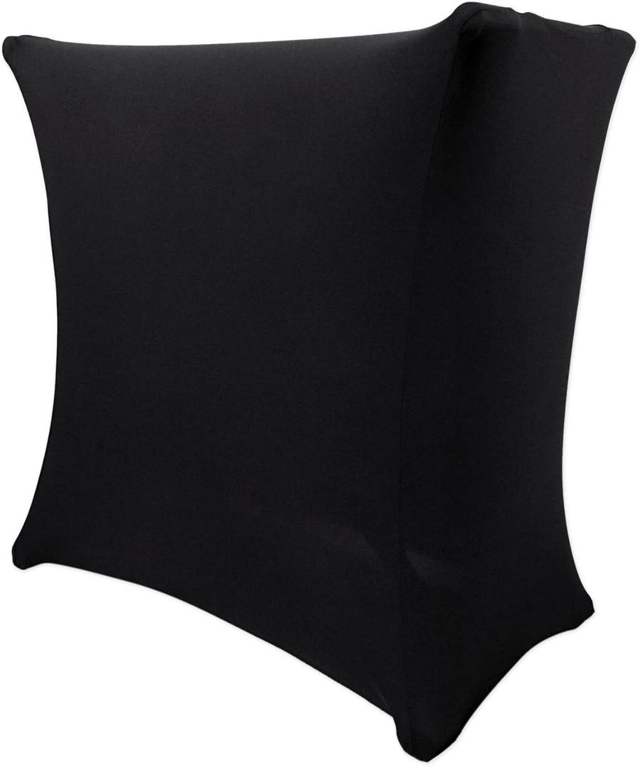 Rockville RSC5B Universal Black DJ Scrim Cloth Cover for X Stand+Carry Bag