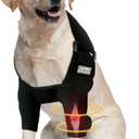 Dog Elbow Brace for Pets Elbow Dysplasia, Shoulder Dislocation - Offers Elbow Support, Dog Recovery Suit Taper Collar Alternative, Helps Wound Healing, Prevents Licking and Biting, XL (Classic Both Legs)