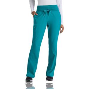 BARCO One Stride Womens Scrub Pant (Small Tall, Teal)