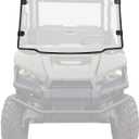 Front Full Windshield Replacement for 2015-2021 Polaris Ranger Midsize 570 500 Crew EV ETX Scratch Resistant 1/4 Inch Thick PMMA Windscreen