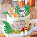 Woodland Cake Topper Woodland Animals Baby Shower Decorations Woodland Animals Figures Cake Topper Forest Animals Cake Toppers Fox Deer Hedgehog Cake Figures
