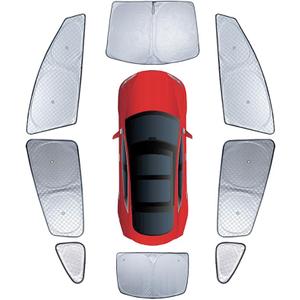 Upgraded Camping Privacy Curtain 8 Pieces for Tesla Model 3 2017-2025 Window Sunshade for Model 3 Highland Camping Shades Windshield Sunshade Privacy Screens forTesla Accessories