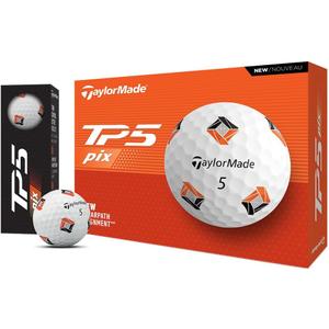 TaylorMade Men's TP5 PIX 3.0 Golf Balls - Multi