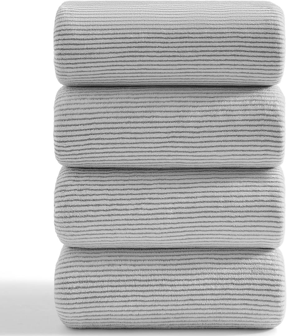 4 Piece Bath Towel Set 35"x70"Oversized Bath Towel for Bathroom Ultra Soft Fluffy Extra Large Bath Sheet Luxury Premium Bathroom Towel Highly Absorbent Quick Dry Shower Towel for Hotel Spa,Grey