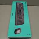 Logitech MK335 Quiet Wireless Keyboard and Mouse Combo - Black/Silver Keyboard and Mouse Combo Wireless, Ambidextrous