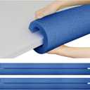 Hanaive 2 Pcs 40 Inch x 4. 1 Inch Jumbo Pool Noodles Bulk Large Swimming Foam Noodles for Floating Craft Projects Pre Slit Clamp Foam Protection Padding Bumper(Blue)