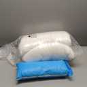 DreamyBlue Signature Pillow w/Adjustable Loft Shredded Memory Foam Fill Neutral Alignment for Side, Back, and Stomach Sleepers Washable Bamboo Rayon Cover CertiPUR-US Certified Foam (King (Pack of 1))