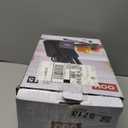 OOU Kitchen Knife Block Set - 15 Pieces High Carbon Stainless Steel Chef Knife Sets, Anti-Rust Black Knives Set with Built-in Sharpener Block, Brown