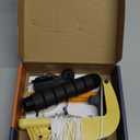 Spray Can Extension Pole Adaptor, Sprayer Adaptor for Aerosol Can and Powder Duster, Adjustable Angle, Ideal for Wasp Spray Long Range, Spray Paint, Window Cleaner, Tree Spray