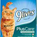 9Lives Plus Care Dry Cat Food, 3.15 lb. Bag, 4 Count, Best By Sep 11, 2026