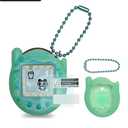JCHPINE Silicone Cover Case for Tamagotchi Connection Virtual Reality Pet, Screen Protector for Tamagotchi Connection Electronic Pet Accessories (Silicone Case and Screen Film) (Teal)
