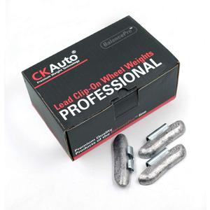 CKAuto 1.5oz, P150 Lead Clip on Wheel Weights, Uncoated, 25Pcs/Box